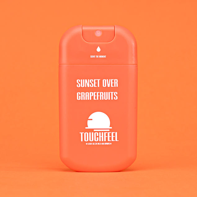 Hydrating grapefruit hand sanitizer with aloe vera