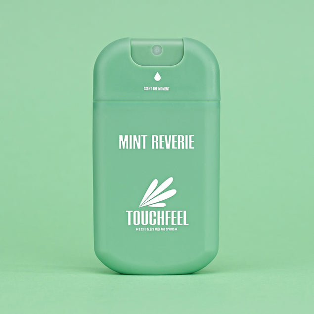 Peppermint travel size hand sanitizer spray