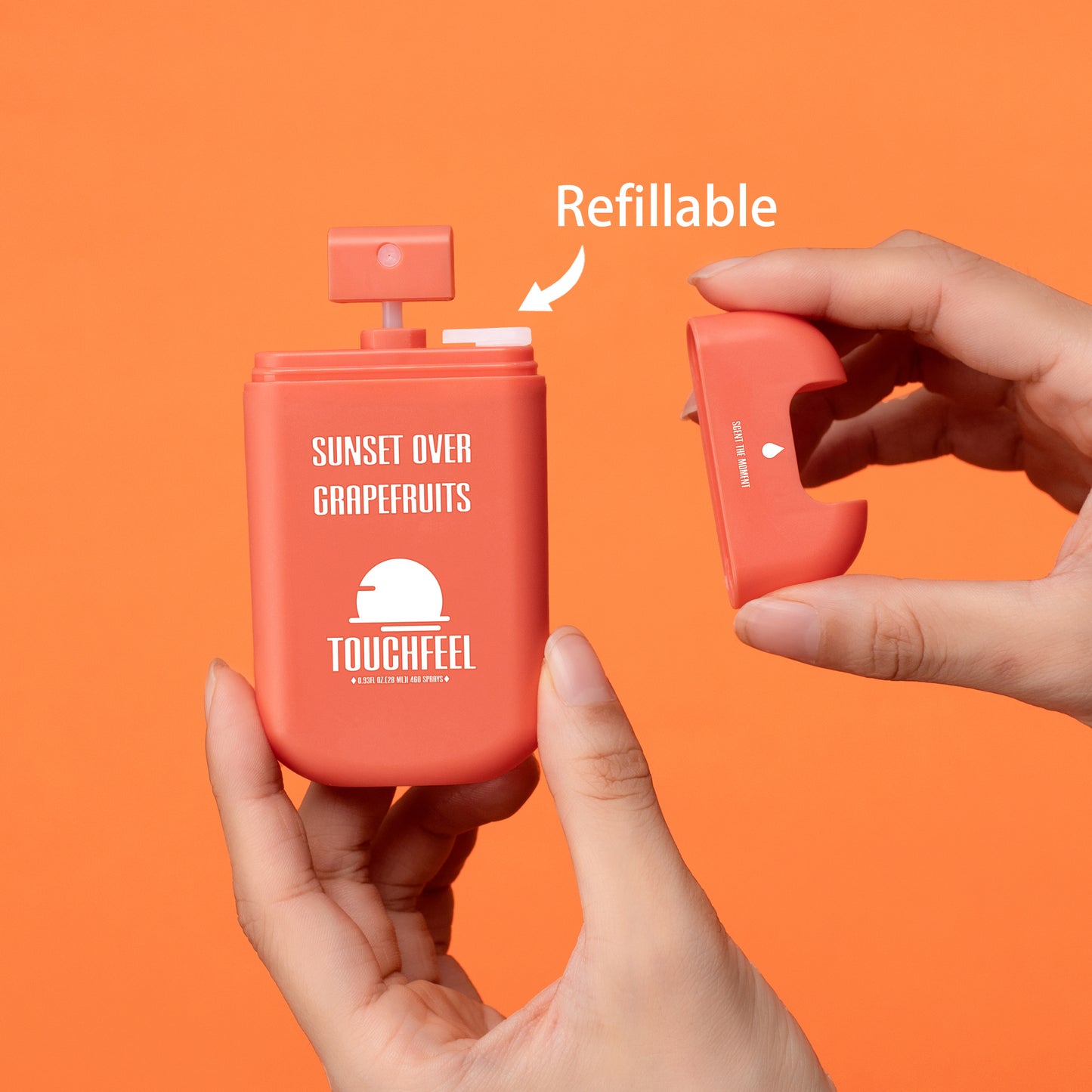 FDA approved refillable hand sanitizer spray, portable and mini
