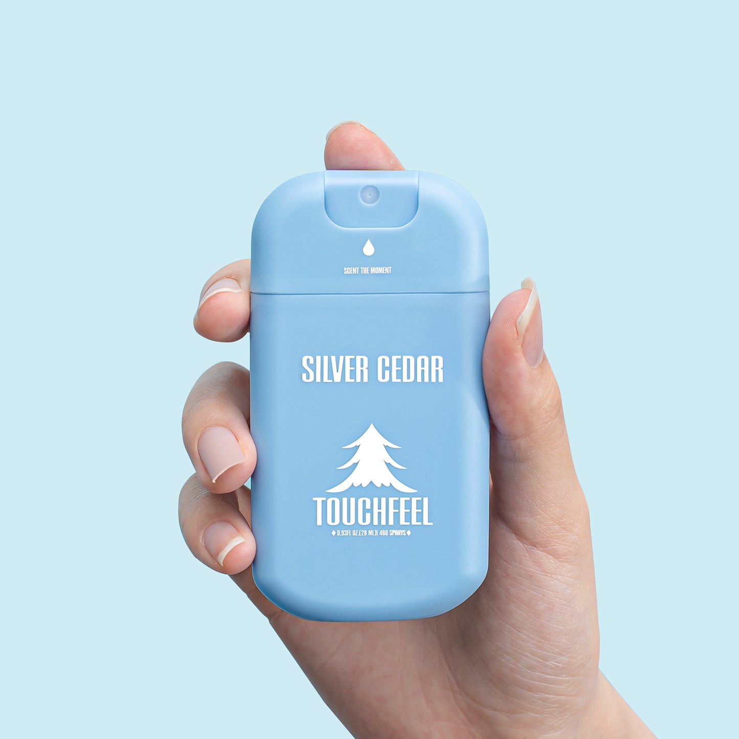 cedar pocket hand sanitizer spray, alcohol based and fresh