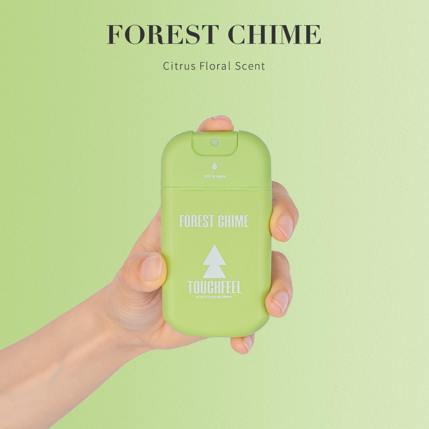 Fresh pocket hand sanitizer spray for quick clean-up