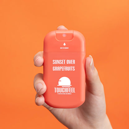 FDA approved grapefruit mini hand sanitizer spray, pocket friendly