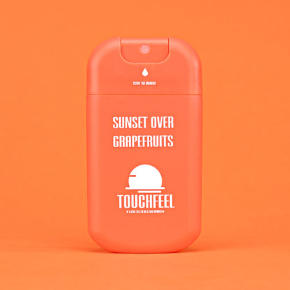 Hydrating grapefruit hand sanitizer with aloe vera