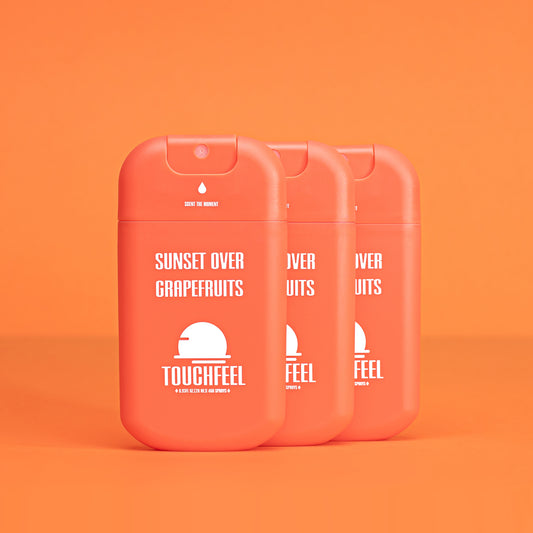 Hydrating pocket hand sanitizer power mist, refillable and portable