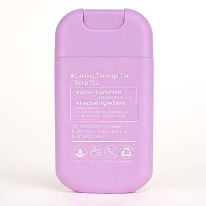 Hydrating mini hand sanitizer, FDA approved