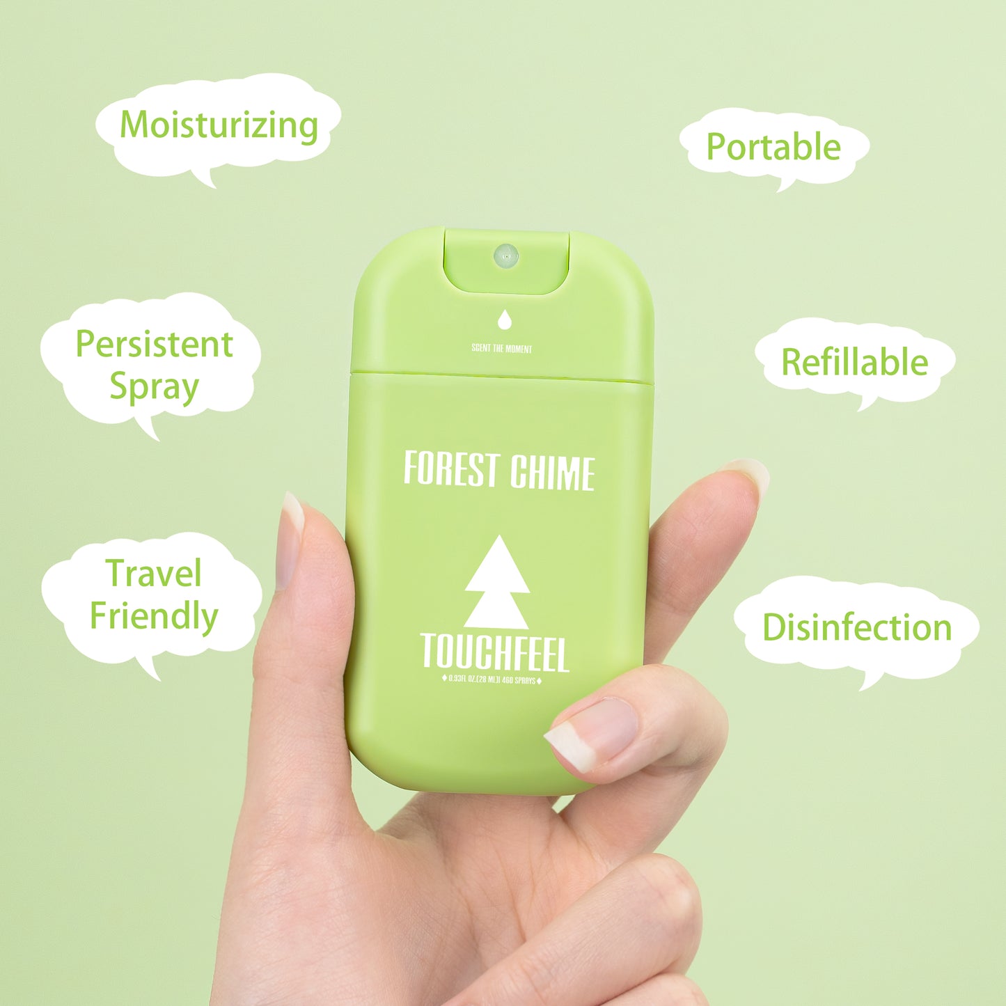 Best refillable lemon hand sanitizer spray, moisturizing aloe vera