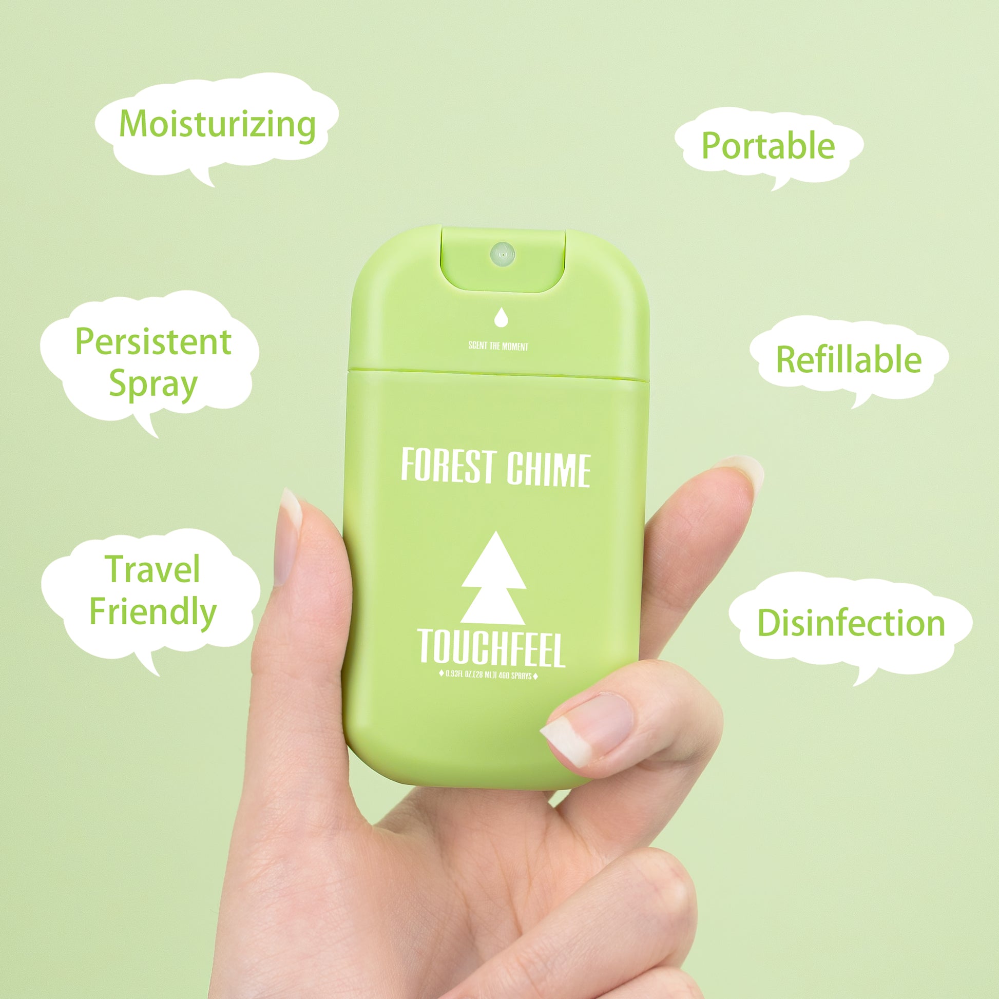 Best refillable lemon hand sanitizer spray, moisturizing aloe vera